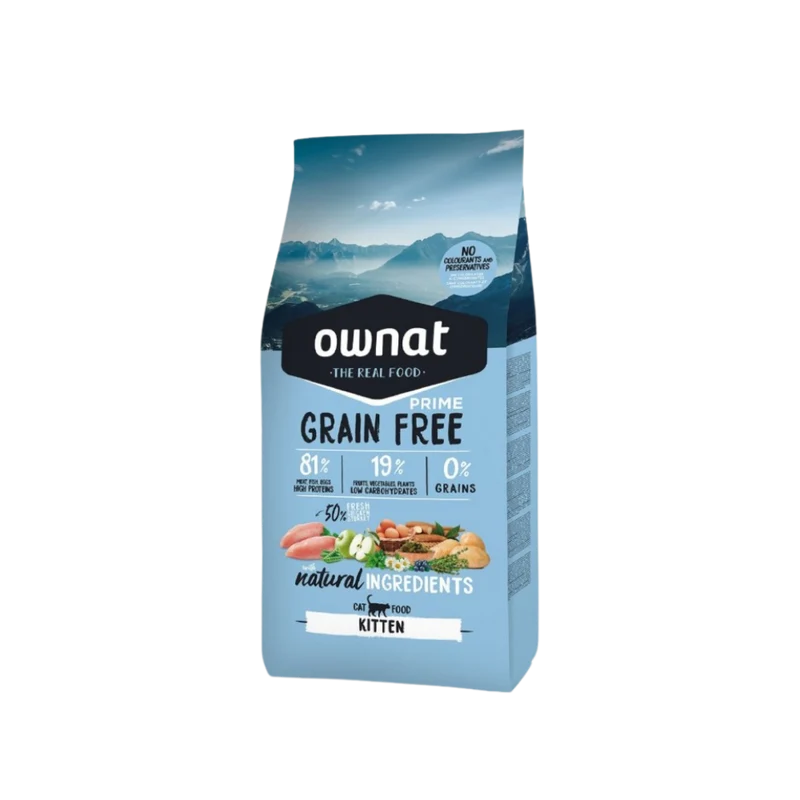 Croquettes OWNAT - Prime Grain Free Chaton