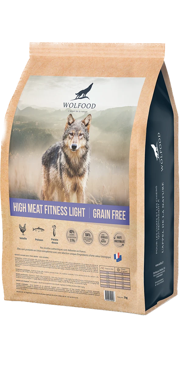 Croquettes Wolfood - High Meat Fitness Light