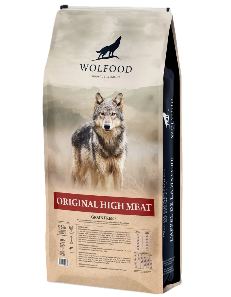 Croquettes Wolfood - Original High Meat