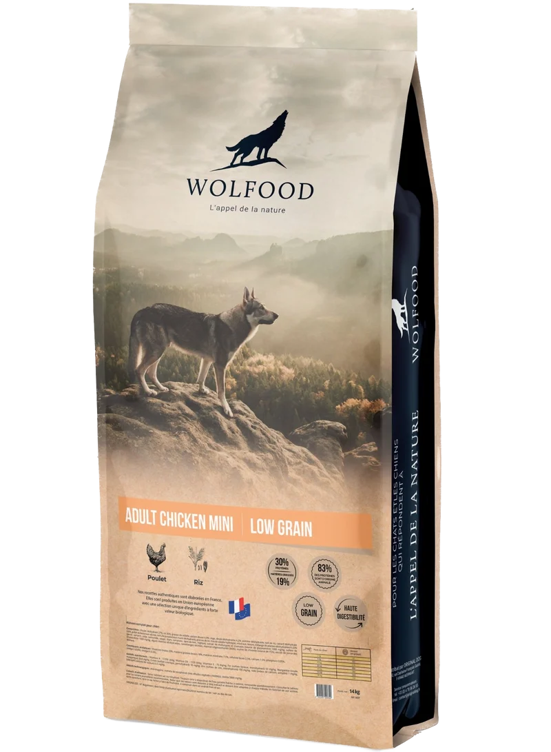 Croquettes Wolfood - Mini Adult Chicken