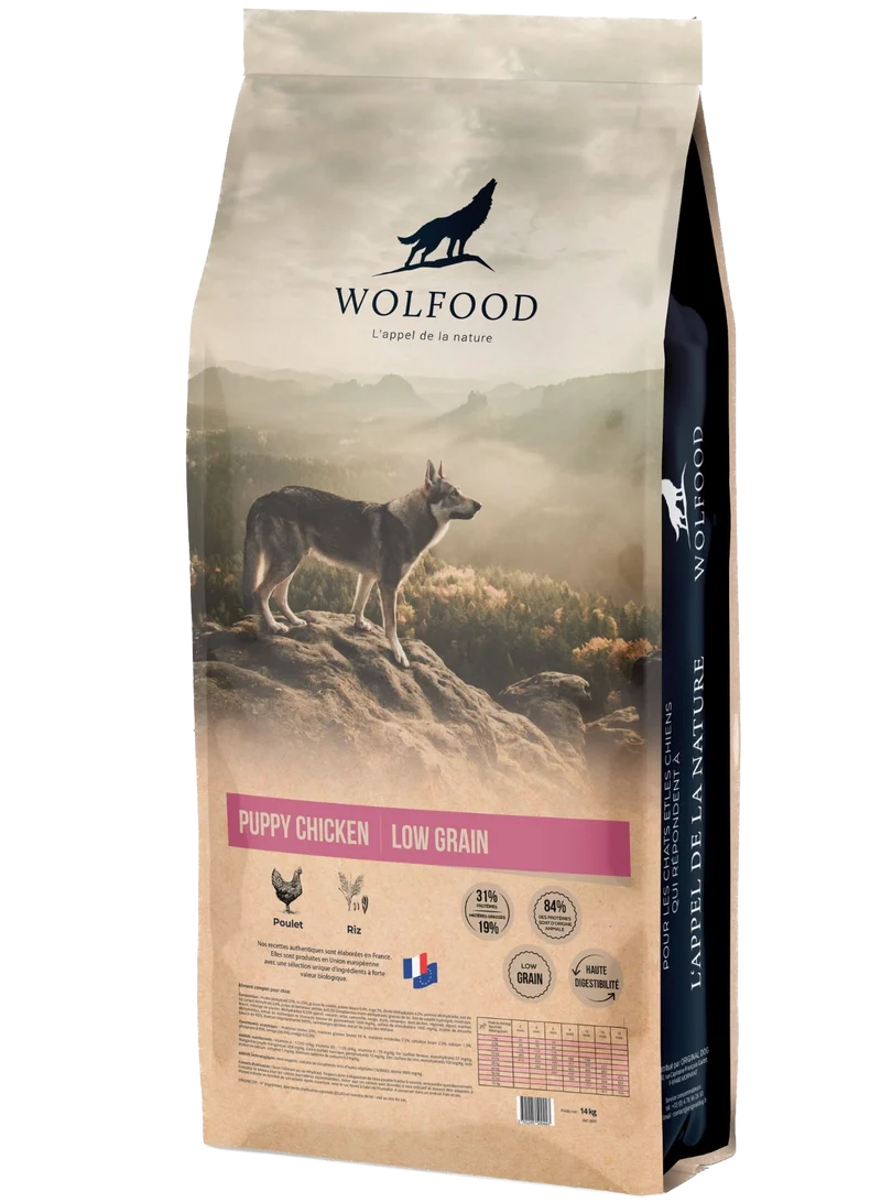 Croquettes Wolfood - Puppy Chicken