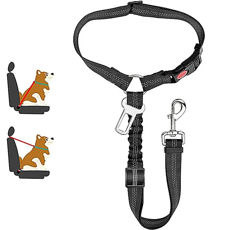 Ceinture de sécurité 3en1 pour chien