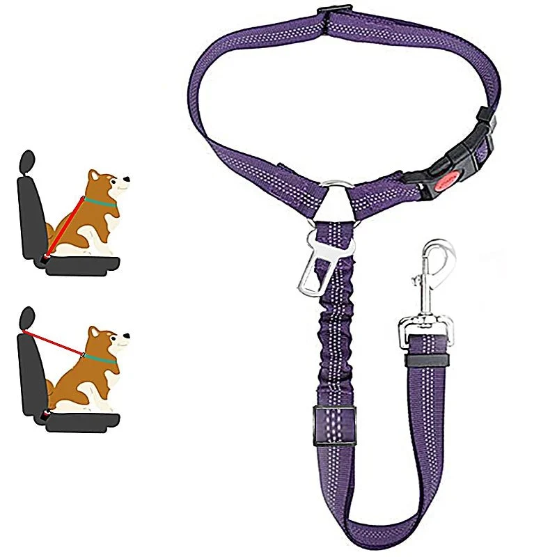 Ceinture de sécurité 3en1 pour chien