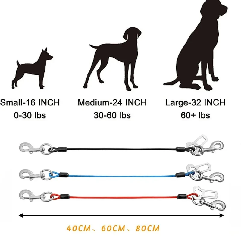 Ceinture de sécurité anti morsure pour chien
