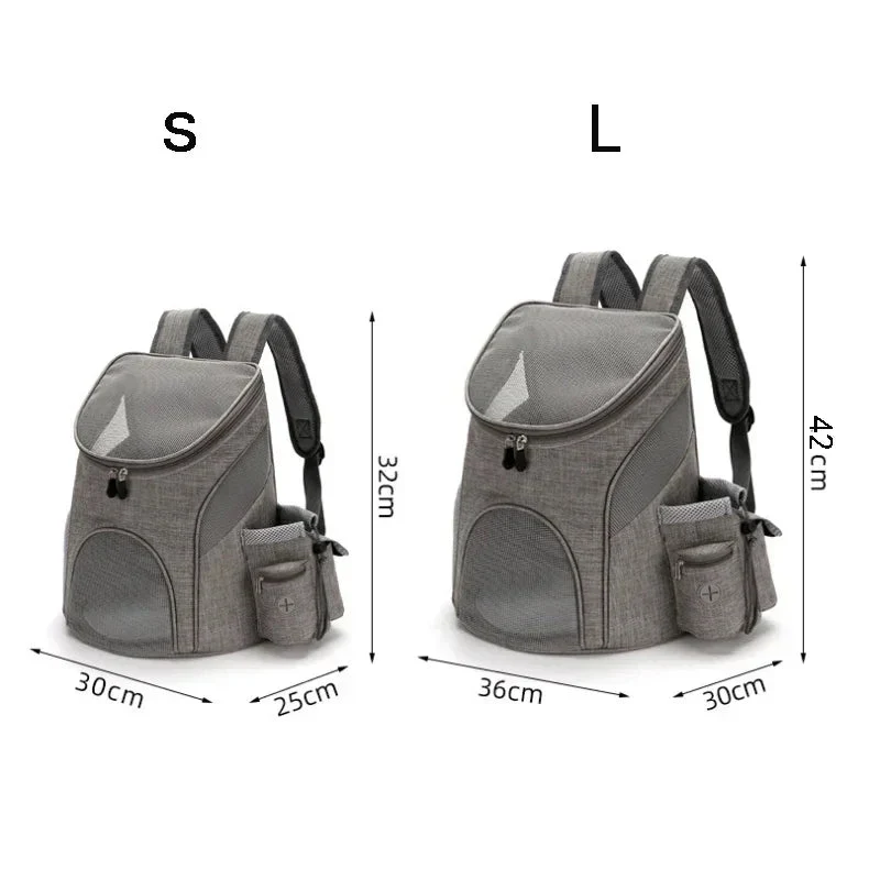 Sac à dos chien de transport avec rangement