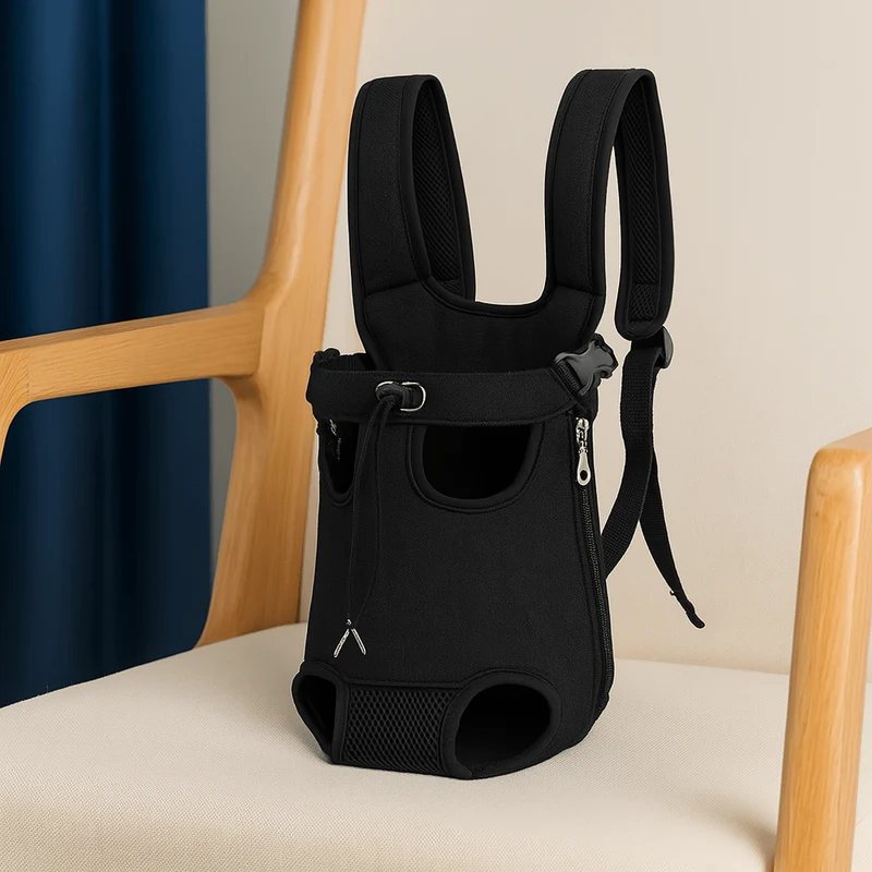 Sac ventral pour chien réglable