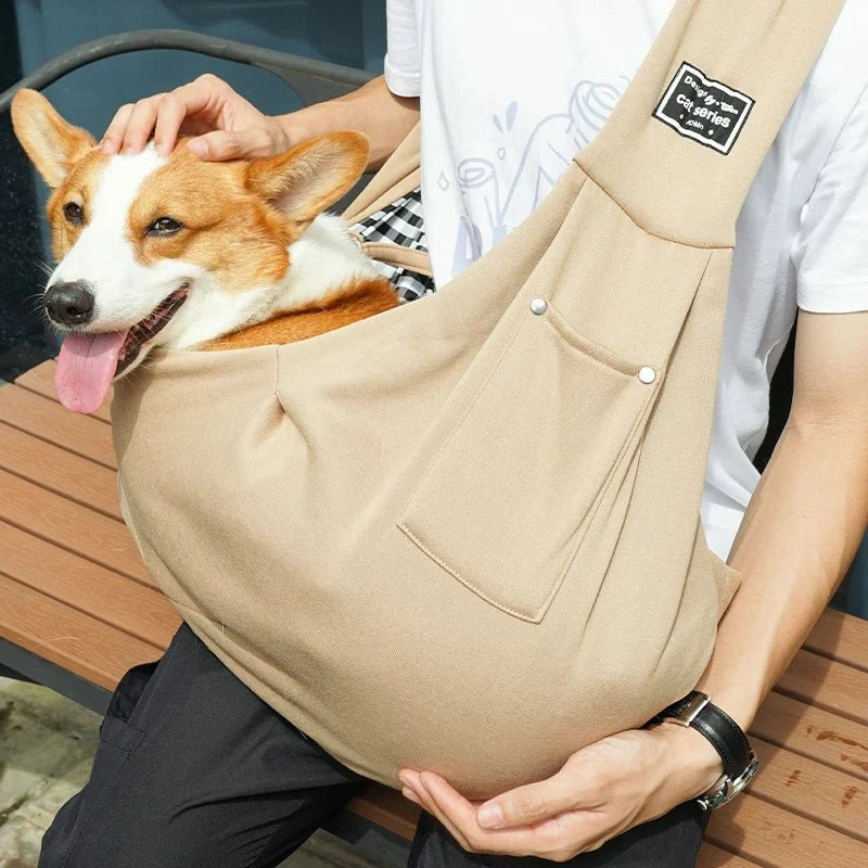 Sac en bandoulière tendance pour chien