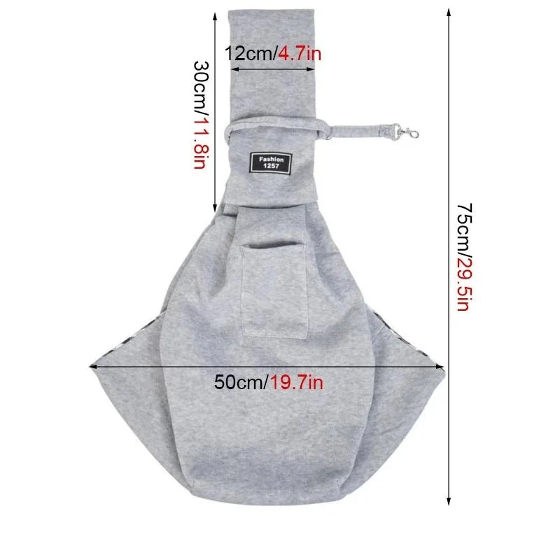Sac en bandoulière tendance pour chien