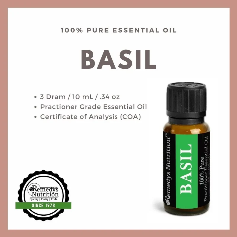 Huile essentielle de basilic 10 ml