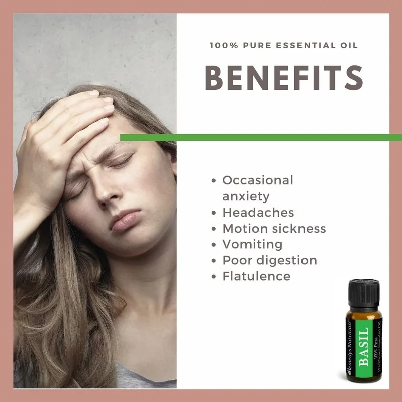 Huile essentielle de basilic 10 ml