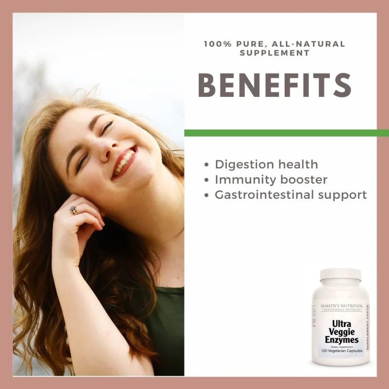 Enzymes Ultra Végétariennes™ 383 mg, 120 capsules végétariennes