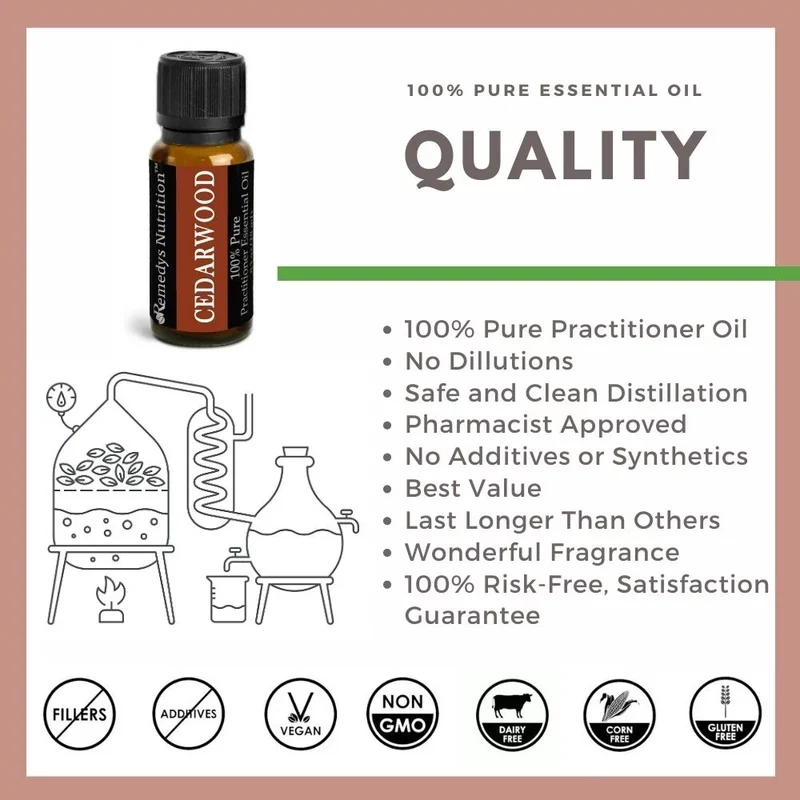 Huile essentielle de cèdre 10 ml
