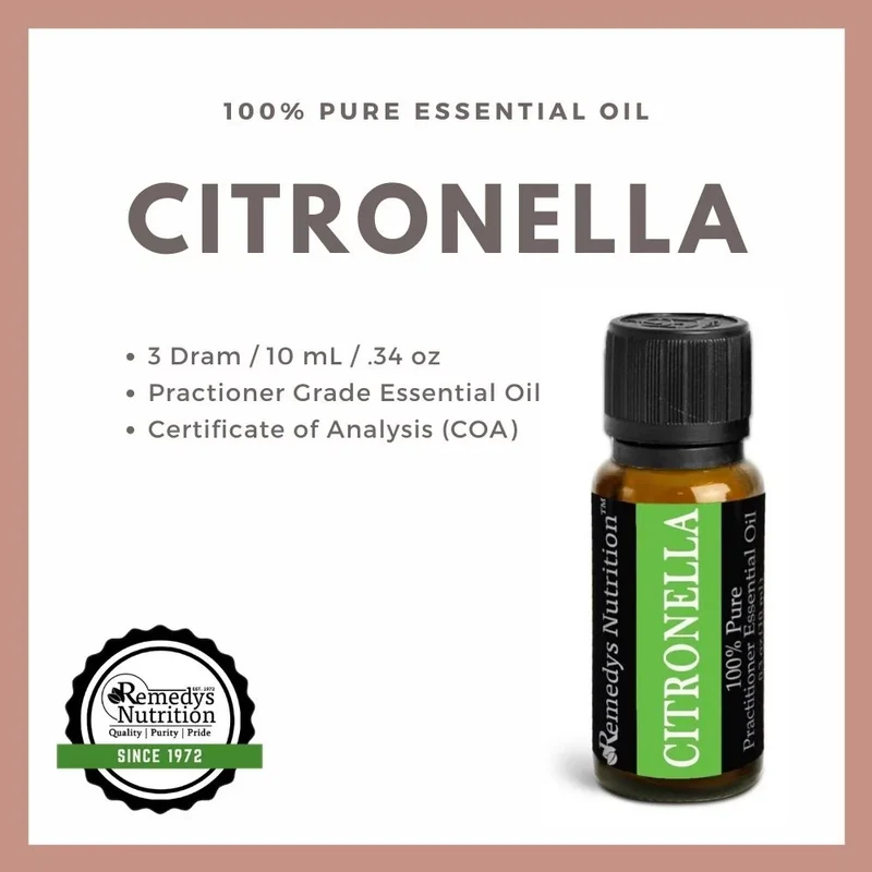 Huile essentielle de citronnelle 10 ml