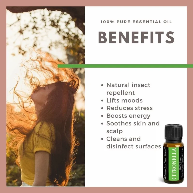 Huile essentielle de citronnelle 10 ml