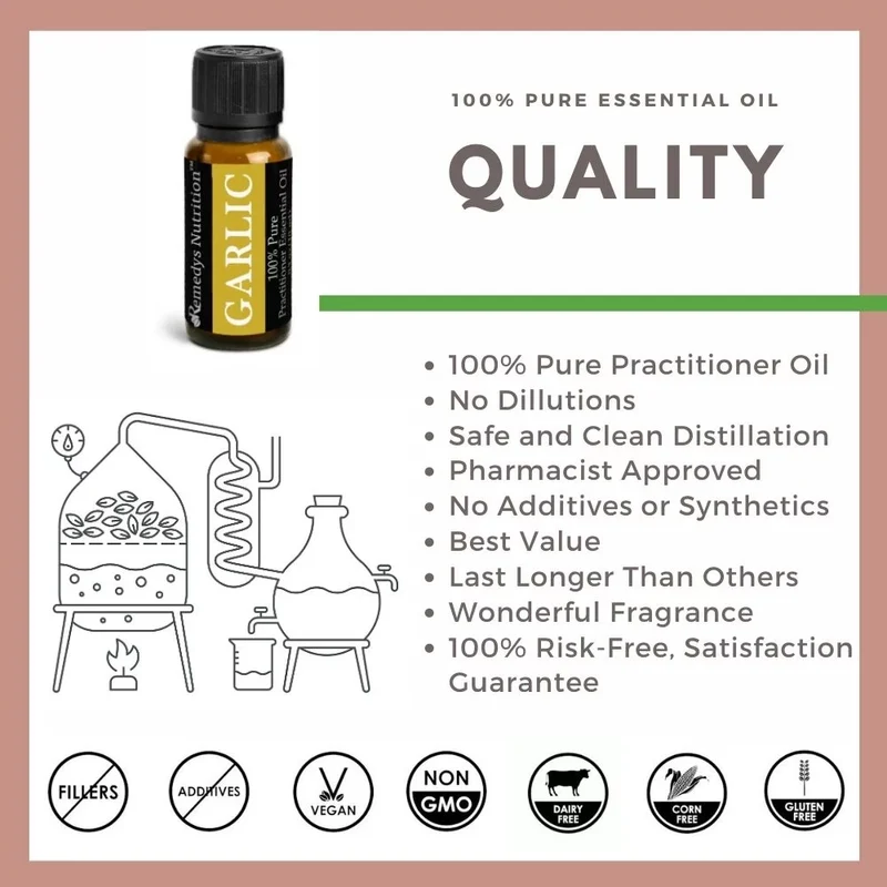 Huile essentielle d'ail 10 ml
