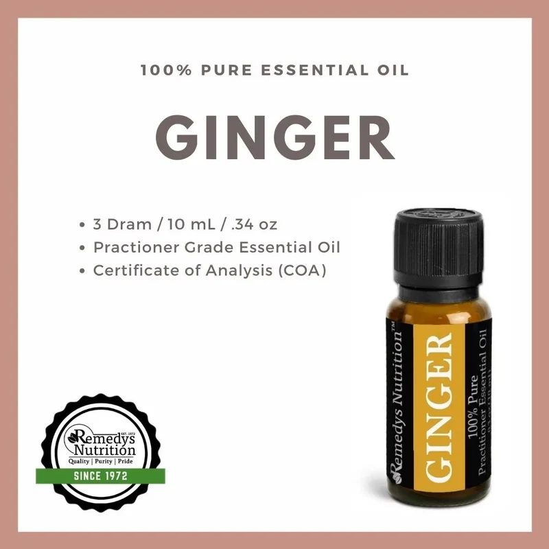 Huile essentielle de gingembre 10 ml