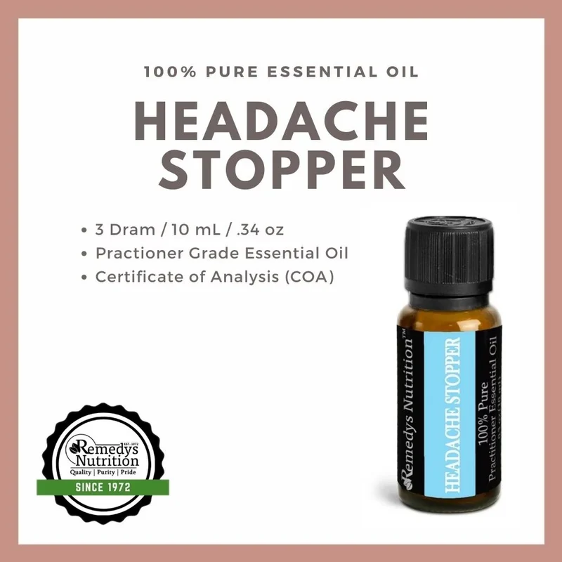 Huile essentielle Headache Stopper™ 10 ml Lavande, Euchalyptus et plus