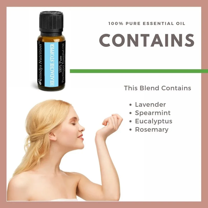 Huile essentielle Headache Stopper™ 10 ml Lavande, Euchalyptus et plus