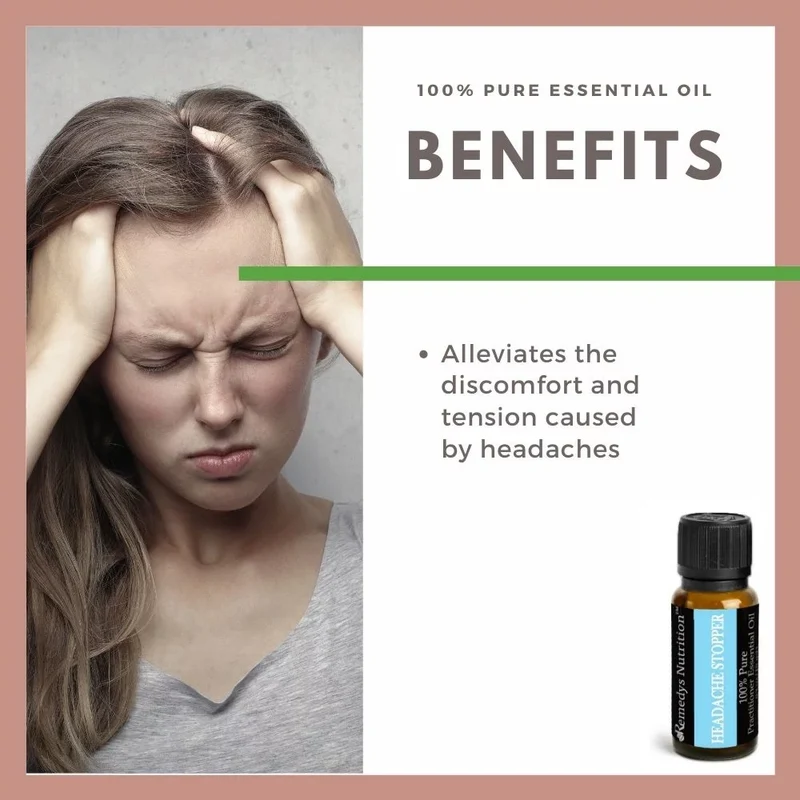 Huile essentielle Headache Stopper™ 10 ml Lavande, Euchalyptus et plus
