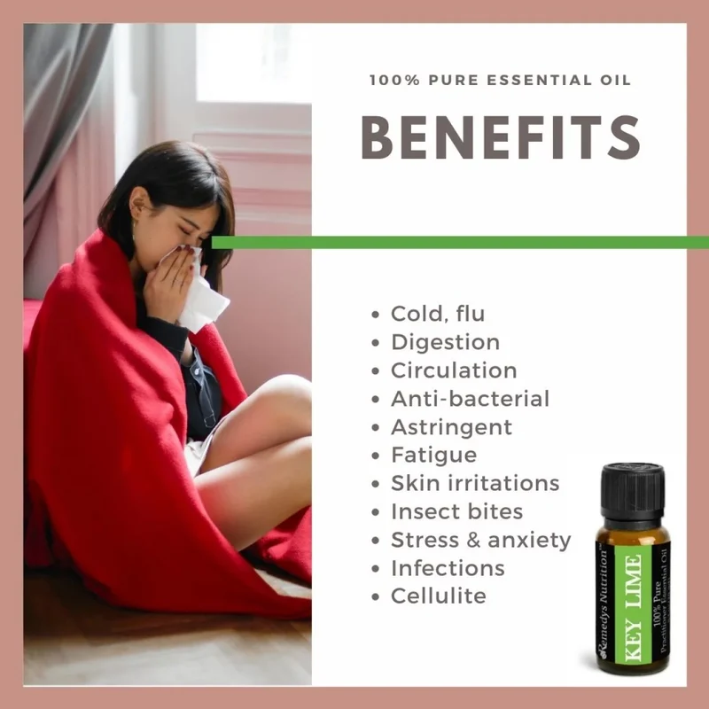 Huile essentielle de citron vert 10 ml