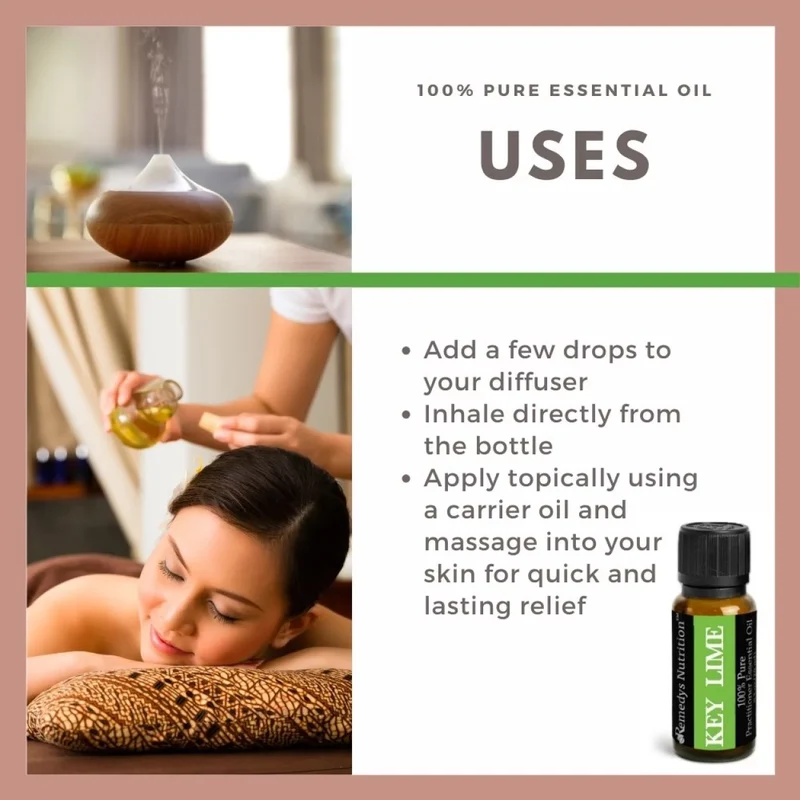 Huile essentielle de citron vert 10 ml