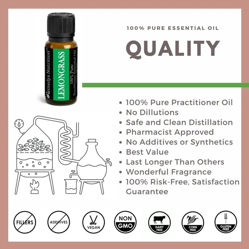 Huile essentielle de citronnelle 10 ml