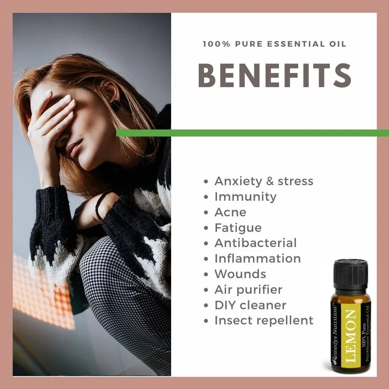Huile essentielle de citron 10 ml