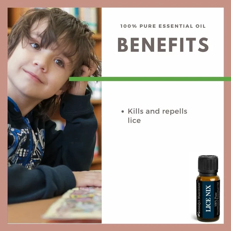 Huile essentielle Lice Nix™ 10 ml, thé, origan et plus