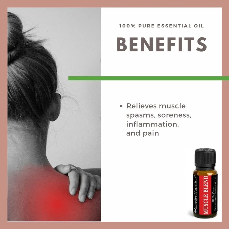 Huile essentielle Muscle Blend 10 ml Lavande Menthe poivrée et plus