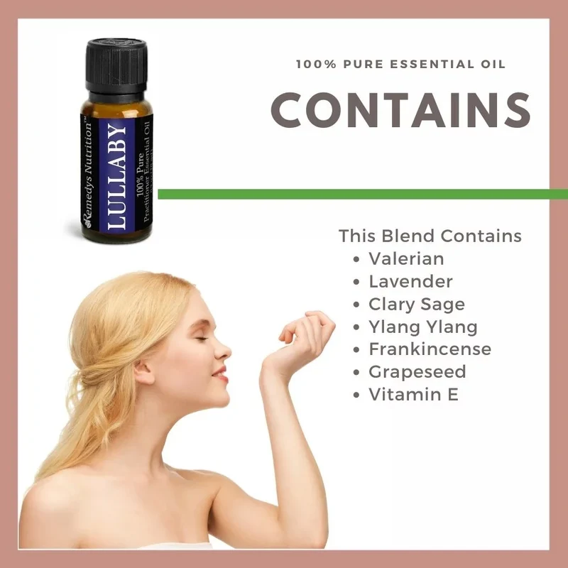 Huile essentielle Lullaby™ 10 ml Valériane Lavande et plus