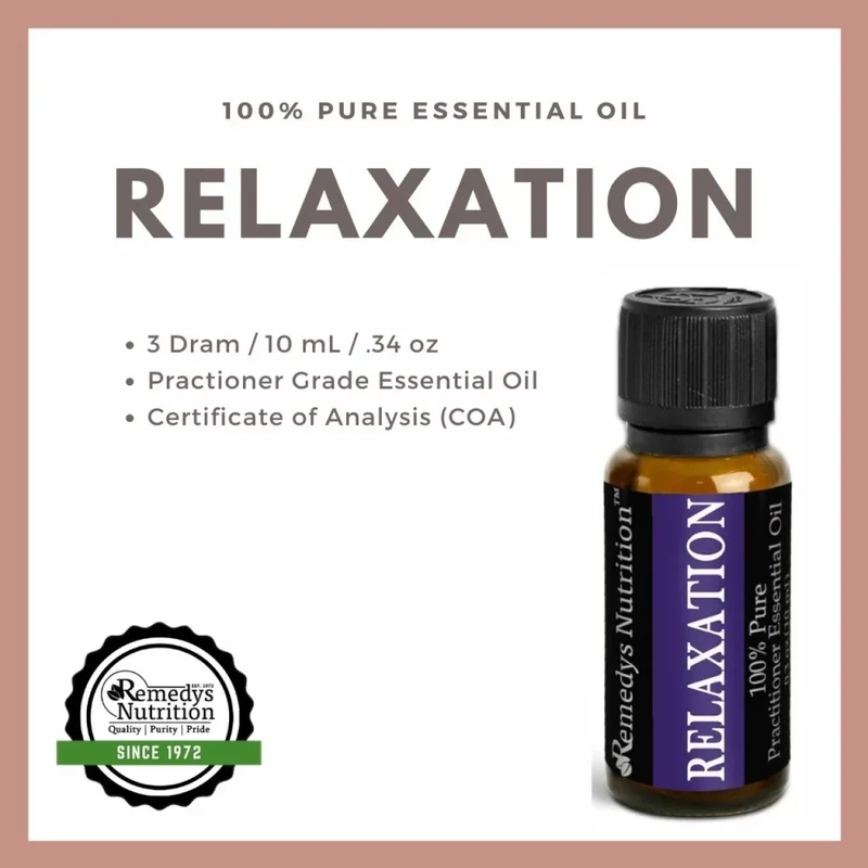 Huile essentielle de relaxation 10 ml Lavande, valériane et plus