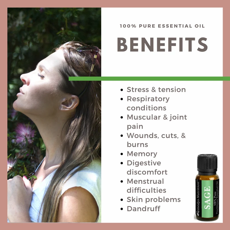 Huile essentielle de sauge 10 ml