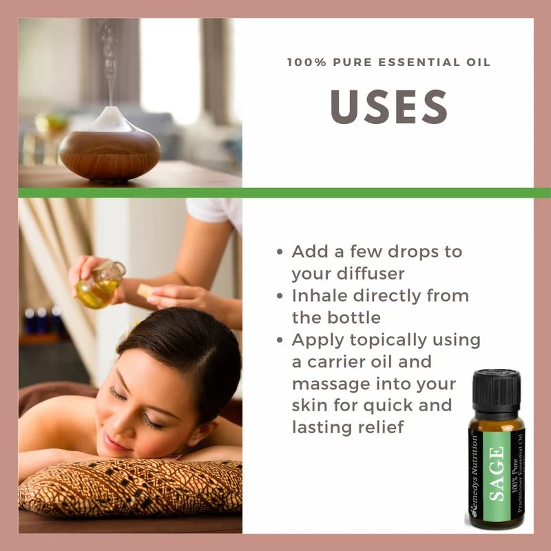 Huile essentielle de sauge 10 ml