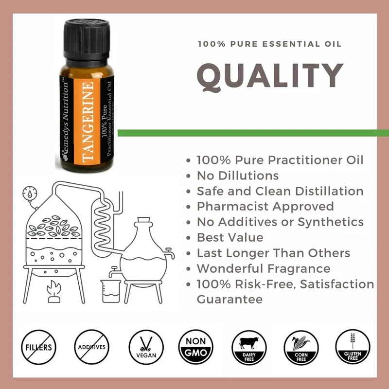 Huile essentielle de mandarine 10 ml