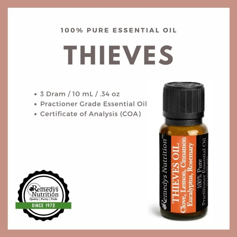 Huile essentielle Thieves 10 ml Cannelle, eucalyptus et plus