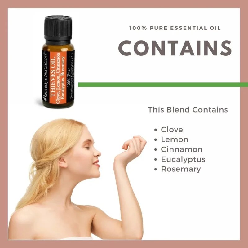 Huile essentielle Thieves 10 ml Cannelle, eucalyptus et plus
