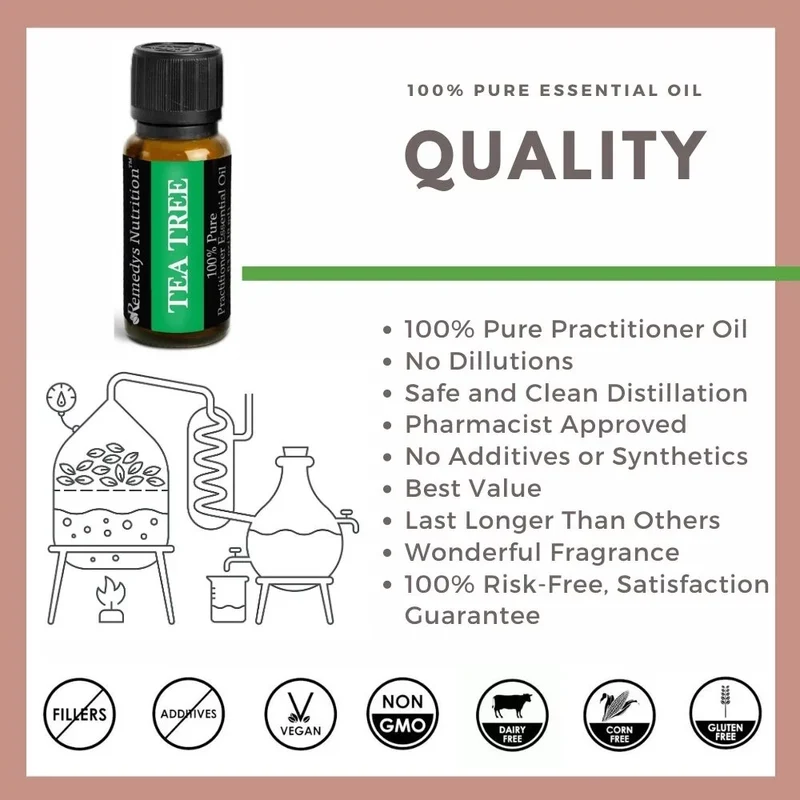 Huile essentielle d'arbre à thé 10 ml