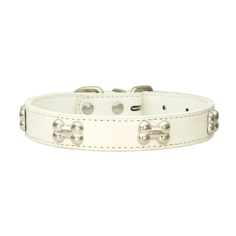 Collier pour petit chien en cuir