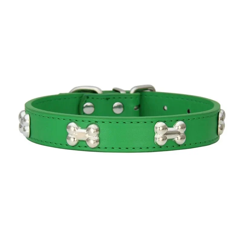 Collier pour petit chien en cuir