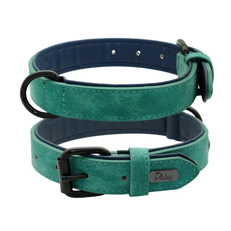 Collier style cuir pour chien