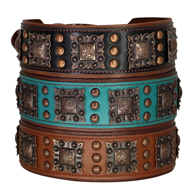 Collier chien cuir large