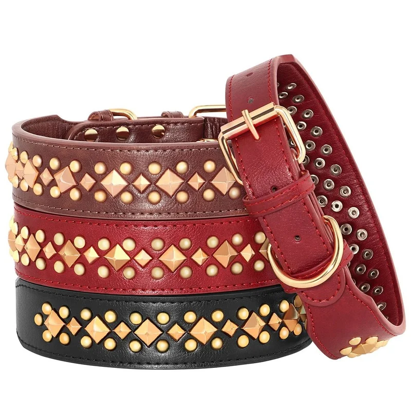 Collier en cuir pour chien