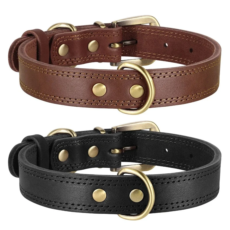 Collier cuir pour chien