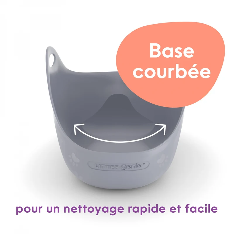 Bac à litière Litter Genie avec pelle - Gris