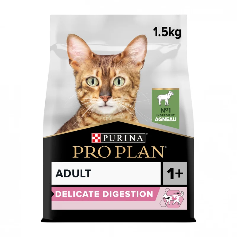 PRO PLAN Delicate Digestion Adult à l'Agneau- Croquettes pour chat