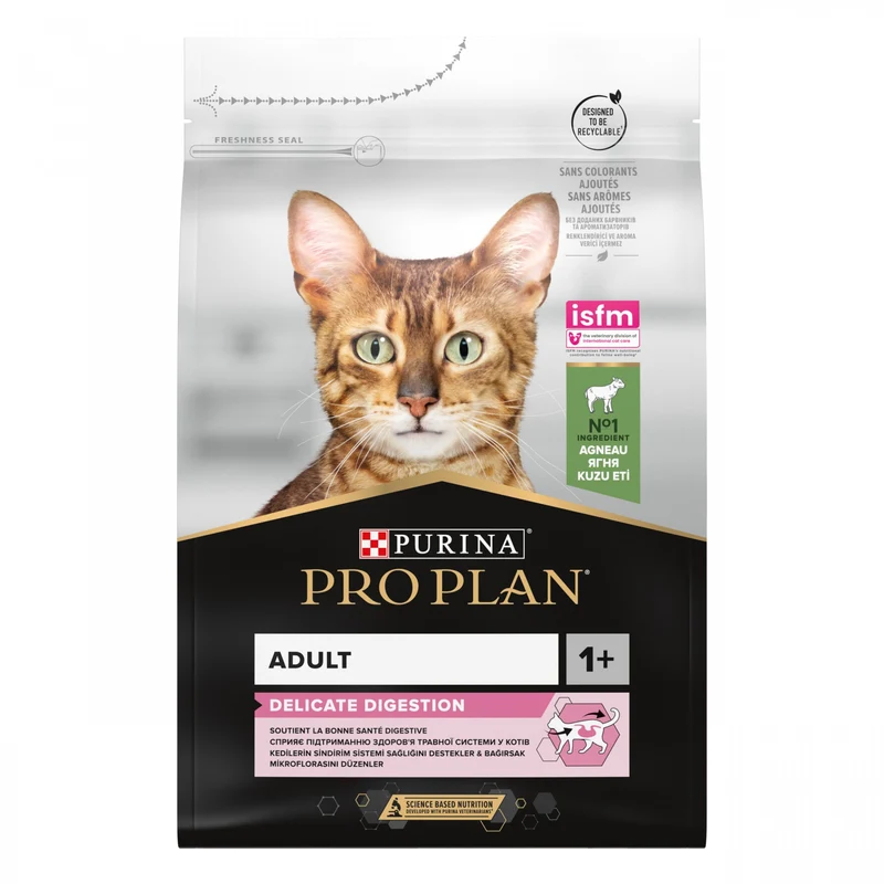 PRO PLAN Delicate Digestion Adult à l'Agneau- Croquettes pour chat