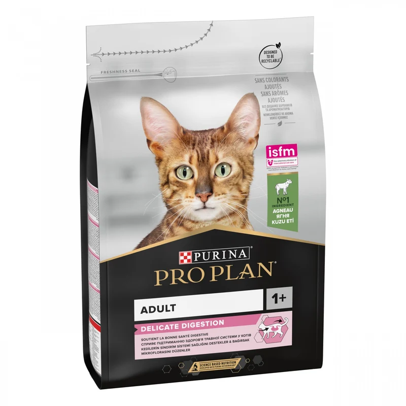 PRO PLAN Delicate Digestion Adult à l'Agneau- Croquettes pour chat