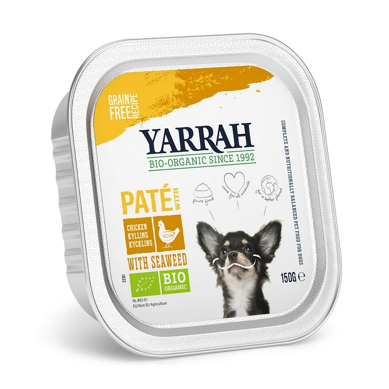 Yarrah pâtées bio - 12 x 150 g