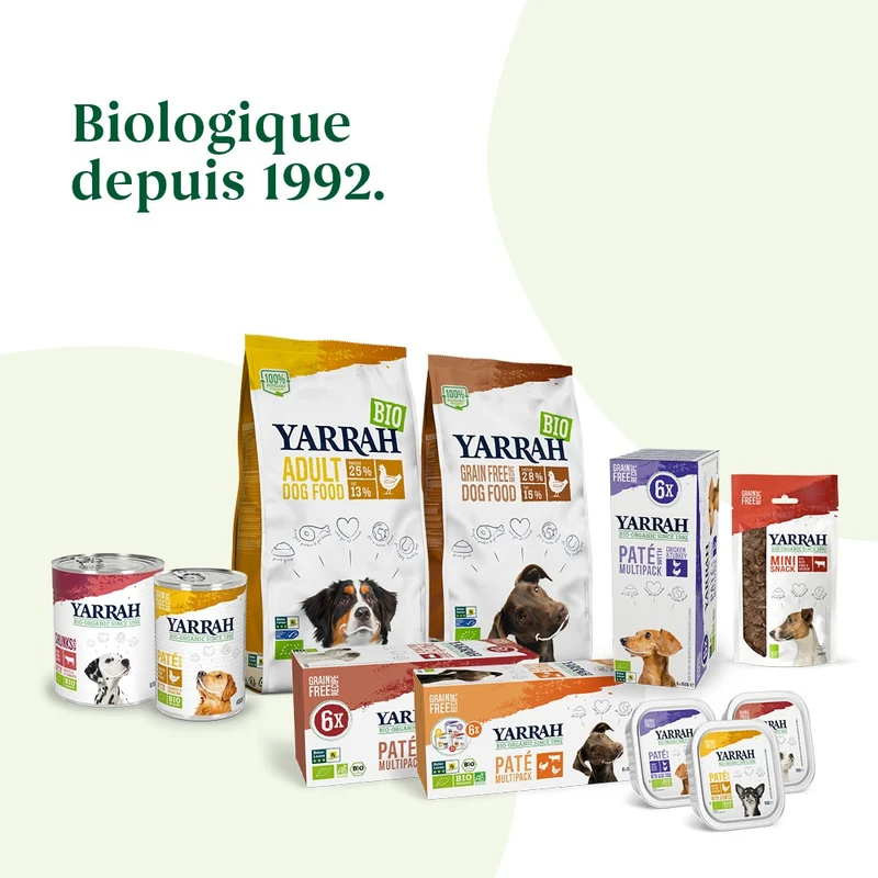 Yarrah pâtées bio - 12 x 150 g