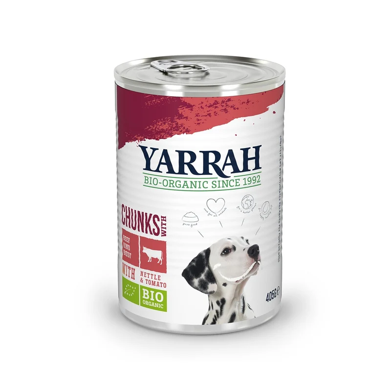 Yarrah bouchées bio Chien - Lot 12 x 405 g